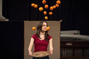 Melanie Neilan, as Casey in Steppenwolf's Domesticated. 